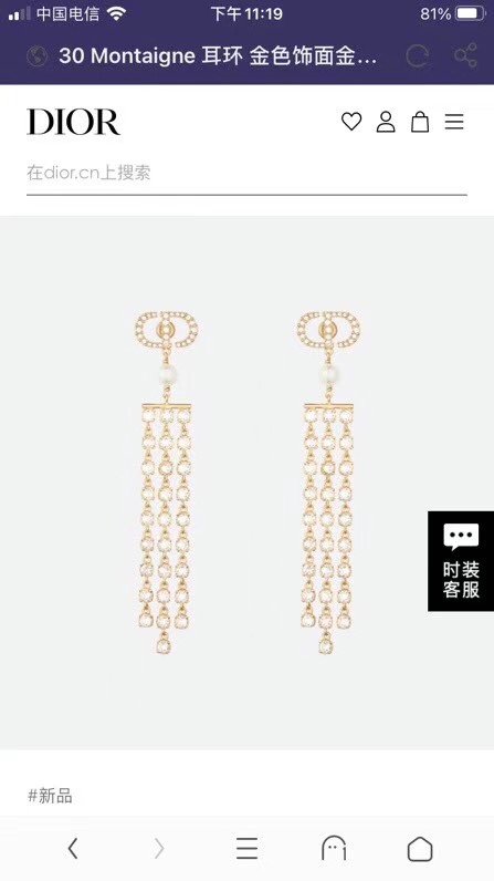 chr1st1an D10r earrings